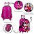 Mochila Infantil Menina Rodinha Minnie Mouse 3D Led Toys 2U - Imagem 3