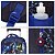 Mochila Infantil Menino Batman Rodinhas 3D Led Tamanho G - Imagem 6