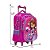 Mochila Infantil Menina Rodinha Princesa Sofia Led 3D Rosa - Imagem 4