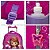 Mochila Infantil Menina Rodinha Princesa Sofia Led 3D Rosa - Imagem 6