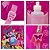 Mochila Infantil Feminina Princesas 3D Led Costas Cor Rosa - Imagem 6