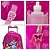 Mochila Infantil Menina Rodinha Princesas 3D Led Frontal - Imagem 6