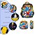 Kit Mochila Infantil Masculina Dragon Ball 3D Com Lancheira - Imagem 3