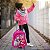 Mochila Infantil Menina Rodinha Amy Sonic 3D Led Cor Rosa - Imagem 5