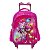 Mochila Infantil Menina Rodinha Amy Sonic 3D Led Cor Rosa - Imagem 1