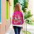Mochila Infantil Feminina Amy Rose 3D Led Costas Toys 2U - Imagem 5