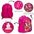 Mochila Infantil Feminina Amy Rose 3D Led Costas Toys 2U - Imagem 3