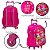 Mochila Infantil De Rodinhas Feminina Amy Sonic 3D Luz Led - Imagem 3