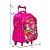 Mochila Infantil De Rodinhas Feminina Amy Sonic 3D Luz Led - Imagem 4
