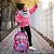 Mochila Infantil Menina Frozen Elsa 3D Led Com Rodinhas - Imagem 5