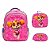 Kit Mochila Infantil Feminina Skye 3D Alça Costas Tam G - Imagem 1