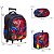 Kit Mochila Infantil Menino Rodinhas Homem Aranha 3D Grande - Imagem 4