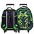 Kit Mochila Infantil Menino Rodinha Hulk 3D Lancheira Tam G - Imagem 6