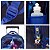 Mochila Escolar De Rodinhas Sonic 3D Tam G Cor Azul Menino - Imagem 5