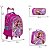 Kit Mochila Infantil Menina Rodinha Princesinha Sofia 3D - Imagem 3