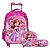 Kit Mochila Infantil Menina Rodinha Princesinha Sofia 3D - Imagem 1