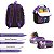 Kit Mochila Infantil Feminina Wandinha Juvenil Costas Tam G - Imagem 4