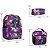 Kit Mochila Infantil Feminina Wandinha Juvenil Costas Tam G - Imagem 3