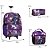 Kit Mochila Infantil Menina Rodinha Wandinha Juvenil Tam G - Imagem 3