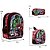 Kit Mochila Infantil Masculina VIngadores Costas Tam G - Imagem 3