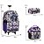 Kit Mochila Infantil Wandinha Rodas Lancheira Estojo Juvenil - Imagem 3