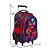Mochila Infantil Masculina Homem Aranha Rodinhas 3D Led - Imagem 3