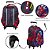 Mochila Infantil Masculina Homem Aranha Rodinhas 3D Led - Imagem 2