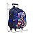 Mochila Infantil Masculina Rodinha Sonic 3D Led Toys 2U - Imagem 3