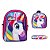 Kit Mochila Infantil Menina Unicórnio Costas 3 Pçs Toys 2U - Imagem 1