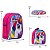 Kit Mochila Infantil Menina Unicórnio Costas 3 Pçs Toys 2U - Imagem 3