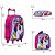 Kit Mochila Infantil Feminina Unicórnio Rodinha Reforçada - Imagem 3