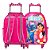 Kit Mochila Infantil Feminina Lilo & Stitch Rodinha Tam G - Imagem 4