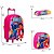 Kit Mochila Infantil Feminina Lilo & Stitch Rodinha Tam G - Imagem 3