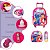 Kit Mochila Infantil Feminina Lilo & Stitch Rodinha Tam G - Imagem 2