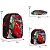 Kit Mochila Infantil Masculina Carros Costa Reforçada Tam G - Imagem 3