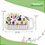 Piano Infantil Teclado Musical Educativo Animais Cor Branco - Imagem 5