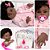 Boneca Reborn Bebê Realista Negra Pijama Roupão 13 Itens - Imagem 1