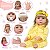 Boneca Reborn Realista Menina Loira Com Kit Acessórios - Imagem 2