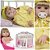Bebe Reborn Menina Loira Realista Pijama Enxoval Completo - Imagem 1