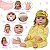 Bebe Reborn Menina Loira Realista Pijama Enxoval Completo - Imagem 2