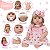 Boneca Reborn Bebê Abigail Vestido Coroa Enxoval Completo - Imagem 2