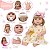 Boneca Reborn Loira Realista Vestido Coroa Kit 13 Itens - Imagem 2