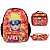 Kit Mochila Infantil Escolar Naruto Costas Lancheira Estojo - Imagem 1