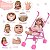 Boneca Reborn Menina Fofa Realista Com Carrinho Infantil - Imagem 3