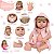 Bebê Reborn Boneca Abigail Realista Roupão 20 Acessórios - Imagem 3