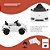 Carrinho Elétrico Infantil Porsche Esportivo 12v Cor Branco - Imagem 4