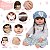 Boneca Reborn Menina 100% Silicone 13 Itens Pode Dar Banho - Imagem 3