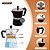 Kit 2 Cafeteira Italiana 450ml Café Expresso Cor Preta - Imagem 3