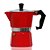Cafeteira Italiana 450ml Alumínio Manual Cor Vermelha Luxo - Imagem 1