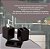 Kit Banheiro Lavabo Porcelana 3 Peças Quadrado Cor Preto - Imagem 2